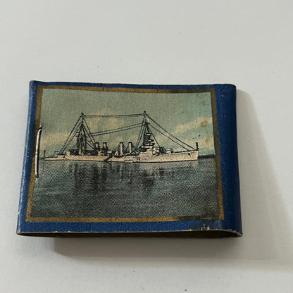 USS Milwaukee Vintage Matchbook Cover TB6-MB1-1