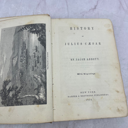 1854 The History of Julius Caesar by Jacob Abbott TE3-OB