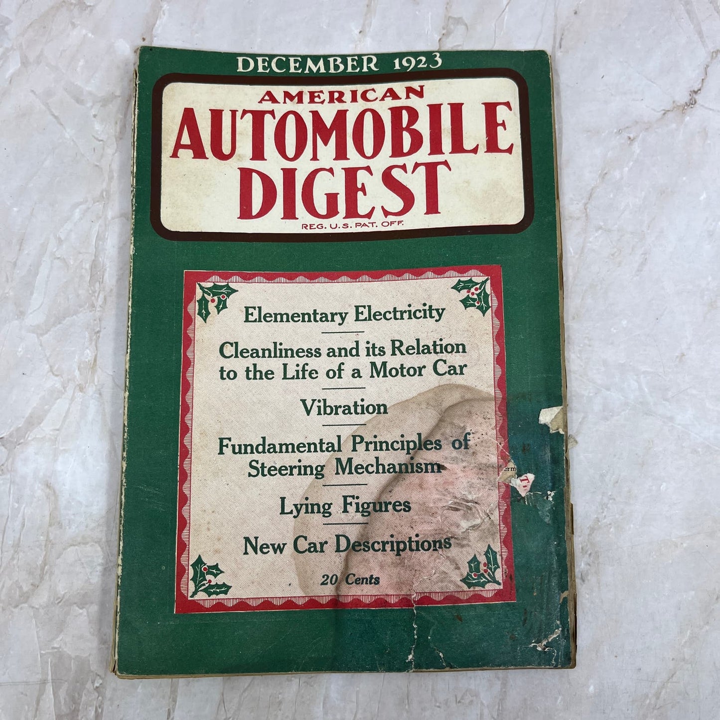1923 Dec American Automobile Digest Magazine TI8-S7
