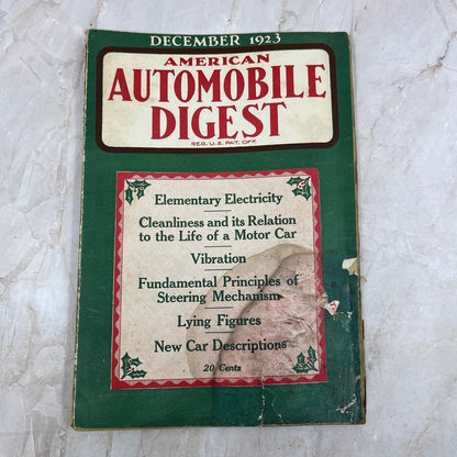 1923 Dec American Automobile Digest Magazine TI8-S7