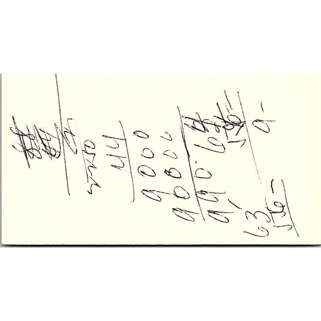 Carl Lambright Walter Pye's Houston TX Vintage Business Card SE5-B4