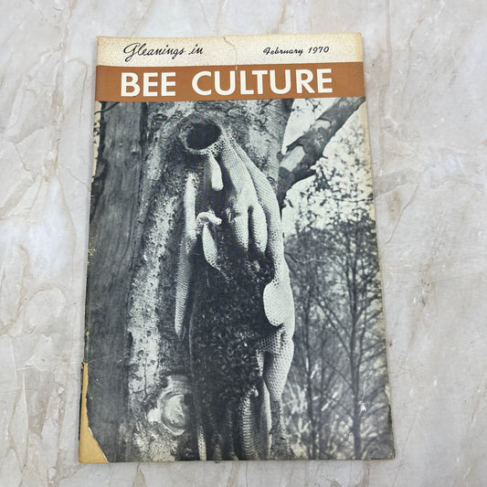 1970 Feb Gleanings in Bee Culture Magazine Bees Beekeeping Honey M8