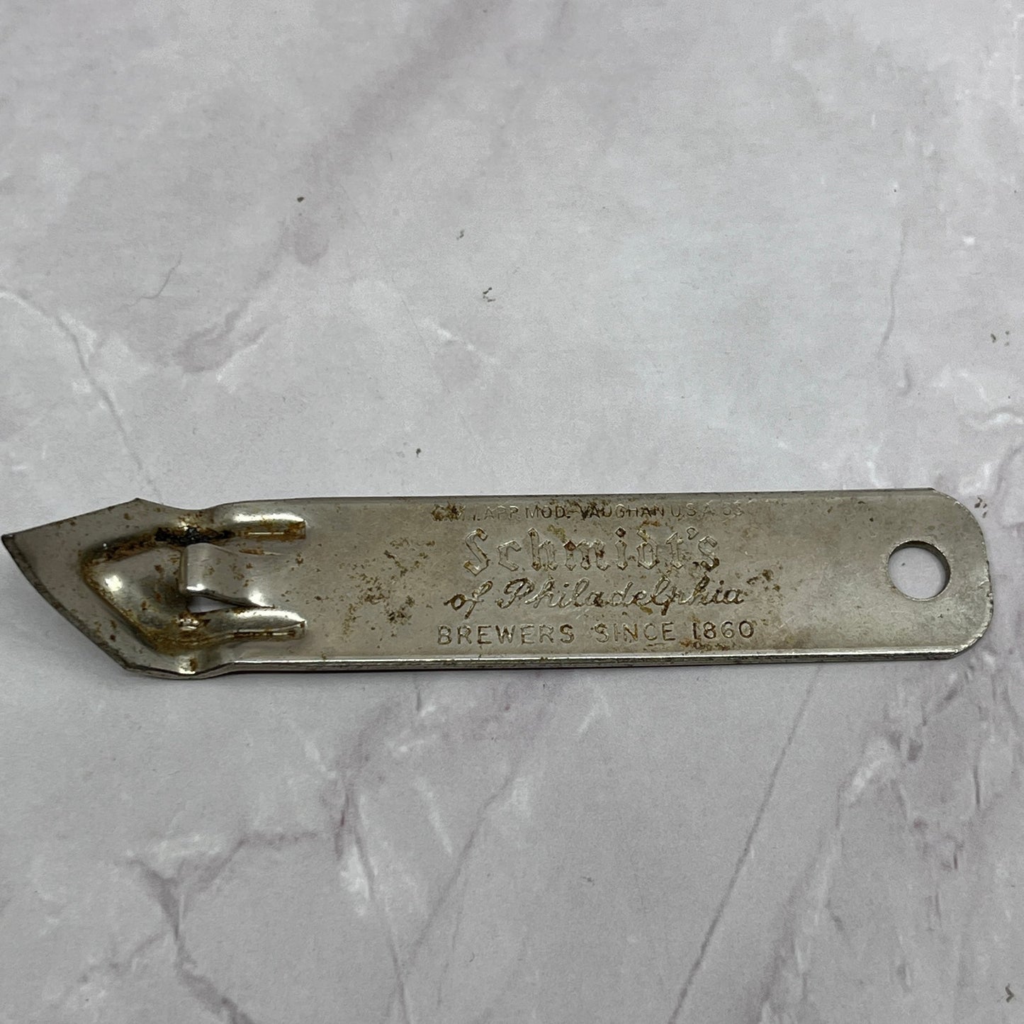 Vintage Schmidt's of Philadelphia Metal Bottle Opener SC1