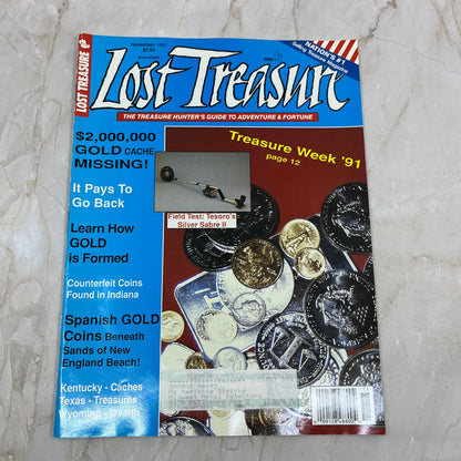 1991 Nov - Lost Treasure Magazine - Treasure Hunting Gold Prospecting M14