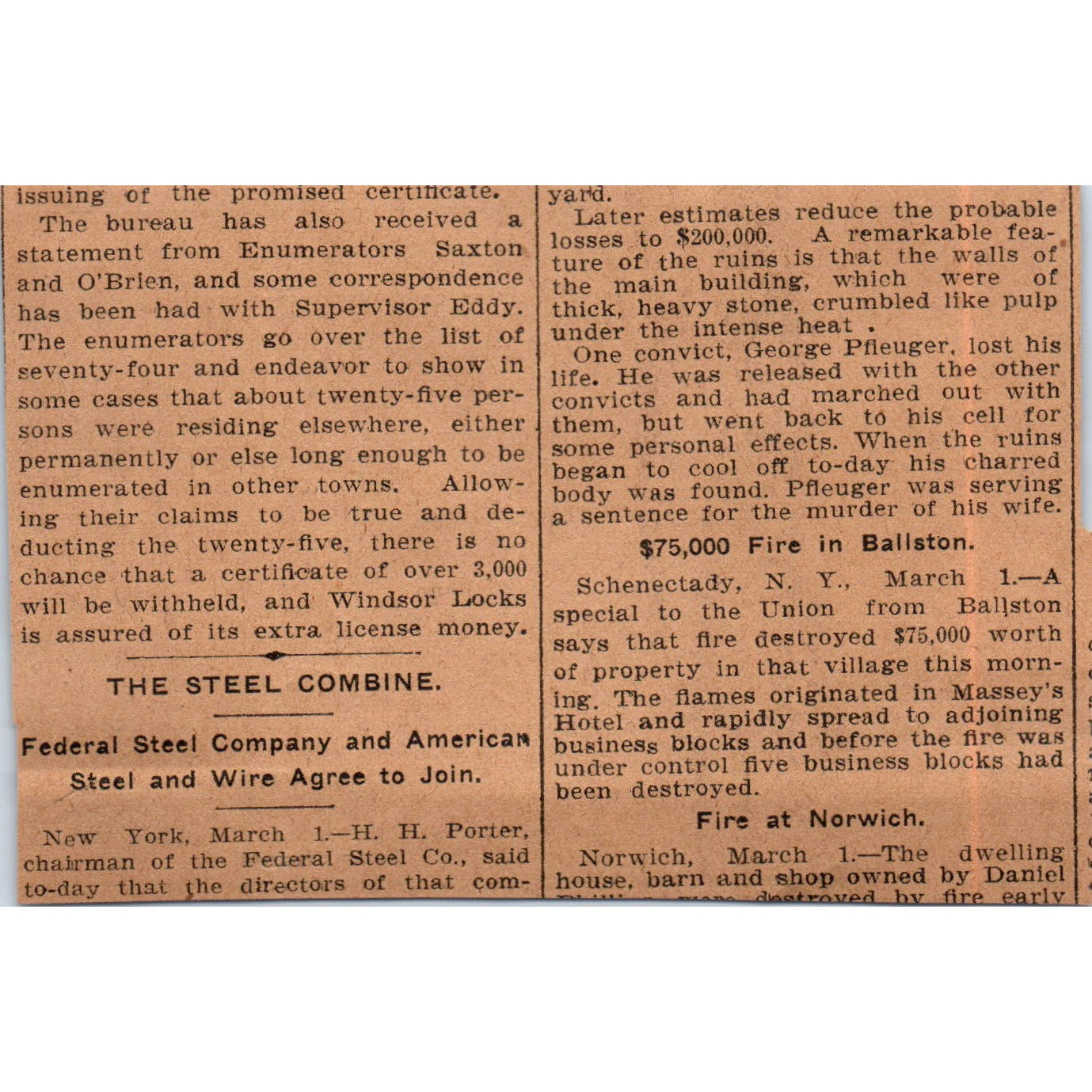 I. Cashman Physicians Surgeons Operating Gowns Hartford 1901 Newspaper Ad AD8-H2