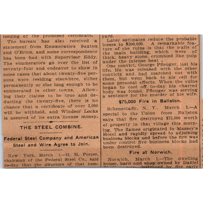I. Cashman Physicians Surgeons Operating Gowns Hartford 1901 Newspaper Ad AD8-H2