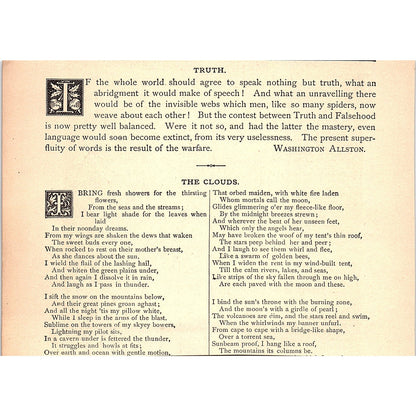 The River and the Tide - Anonymous 1884 Poem AG3-1