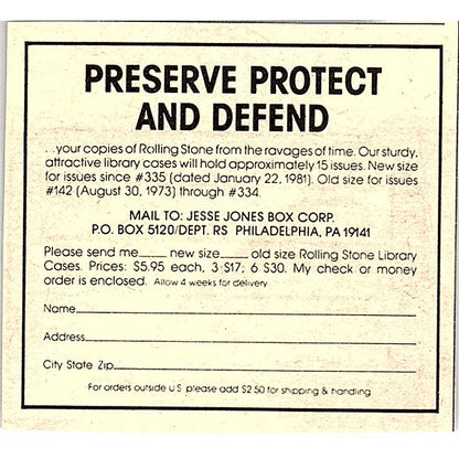 Jesse Jones Box Corp Library Cases Philadelphia PA 1984 Ad AF8-M4