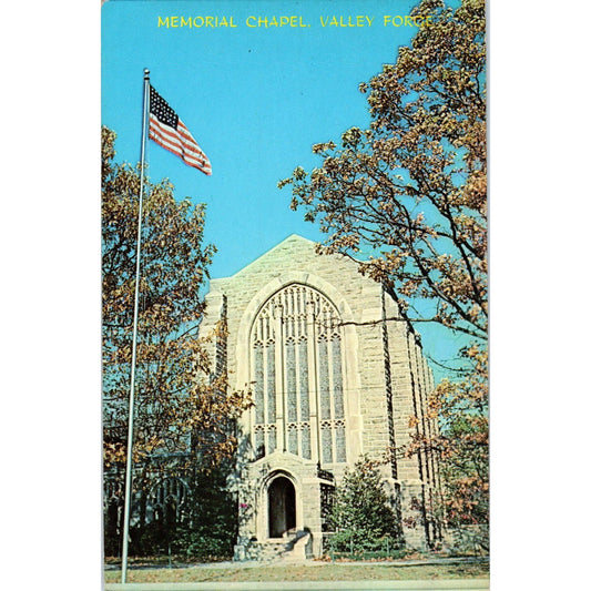 Washington Memorial Chapel Valley Forge Park PA Vintage Postcard PD4