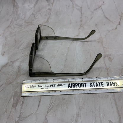 Vintage PI Horn Rim Safety Glasses With Side Shields Sunglasses Frames TG7-G2-1