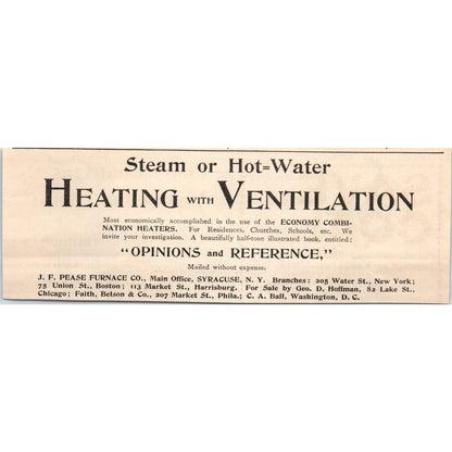 Spence Hot Water Heater National Hot Water Heater Co 1892 Magazine Ad AK6-H1