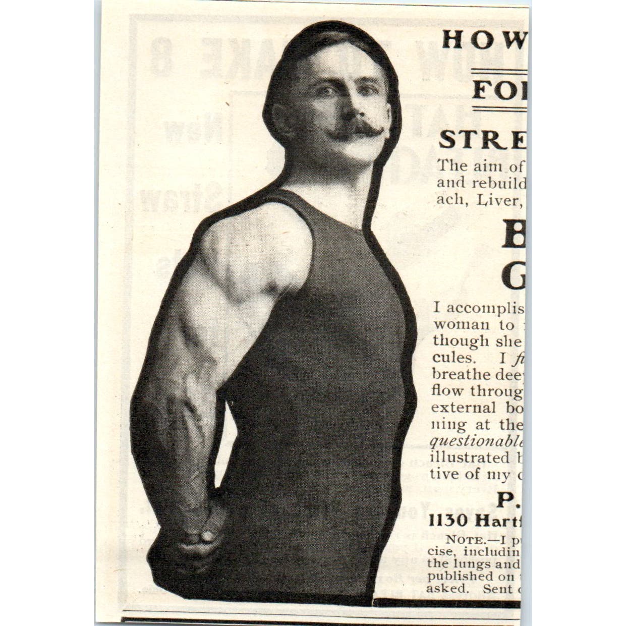 Hat Bleach Co. Xenia Ohio c1905 Original Magazine Advertisement AE7-A2