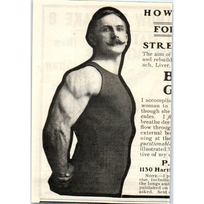 Hat Bleach Co. Xenia Ohio c1905 Original Magazine Advertisement AE7-A2