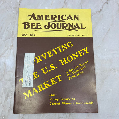 1985 July American Bee Journal Magazine Bees Beekeeping Honey M8