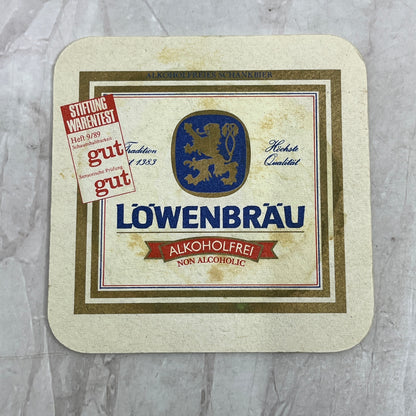 Vintage Löwenbräu Alkoholfrei Bier German Beer Coaster TJ5-CO1