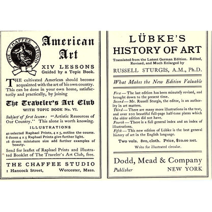 The Cobb-Eastman Company Handmade Furniture Boston - 1904 Ad AF4-6