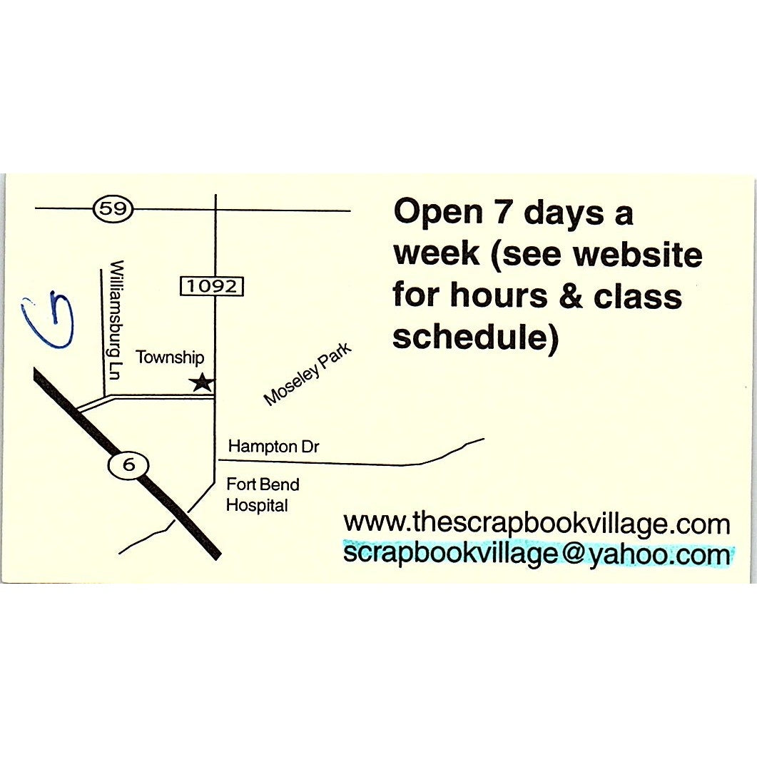 The Scrapbook Village Phyllis Ducote Kathy Nelson Missouri City Card SC9-B9