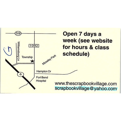 The Scrapbook Village Phyllis Ducote Kathy Nelson Missouri City Card SC9-B9