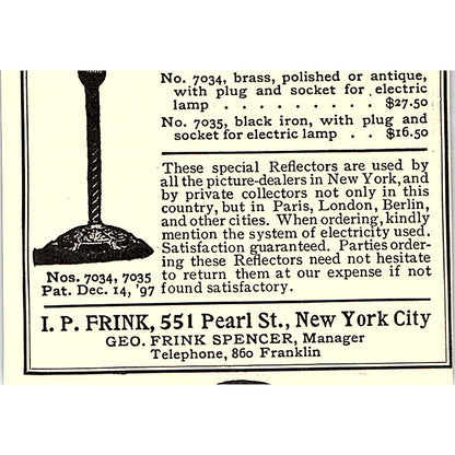 Smith & Porter Press Book Plates Boston - 1904 Ad AF5-2