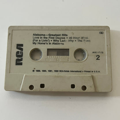 Alabama Greatest Hits Cassette Tape TB6-OT1