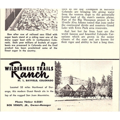 Guido's Swiss Inn Aspen CO 1958 Ad AG1-H4