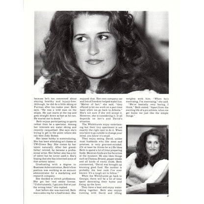 Chart of Official Signals by Football Referees 8x11" 1981 Ad D26