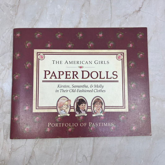 American Girl Portfolio of Pastimes Paper Dolls Kirsten Samantha Molly TI8-S8