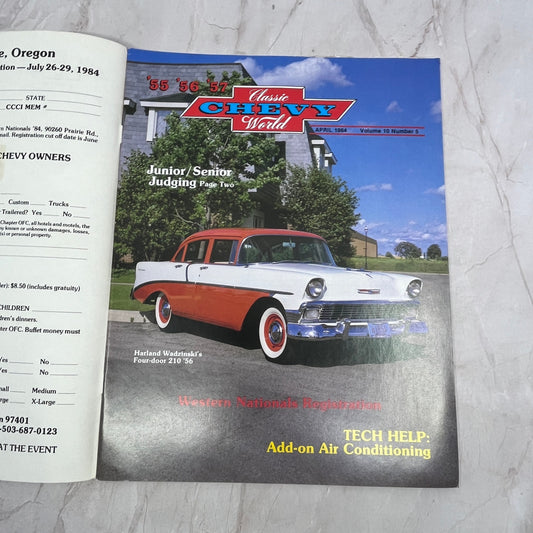 Add-On Air Conditioning - '55, '56, '57 Classic Chevy World - Apr 1984 M30