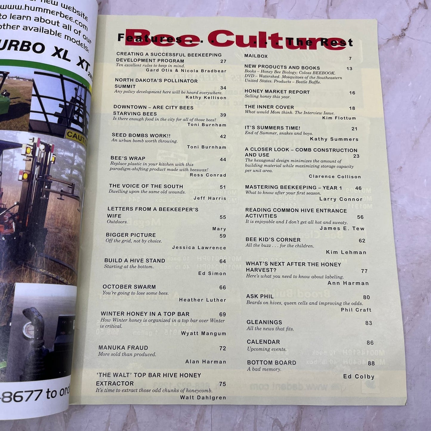 2013 Oct Bee Culture Magazine Bees Beekeeping Honey M8