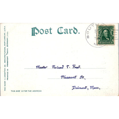 c1905 Southport Maine Ocean View Original Postcard PC10