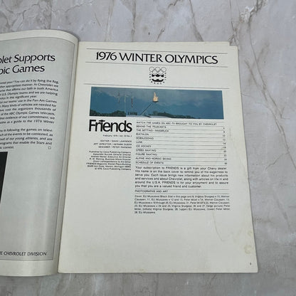 1976 Winter Olympics - Chevrolet FRIENDS Magazine - Special Issue TI9-P3