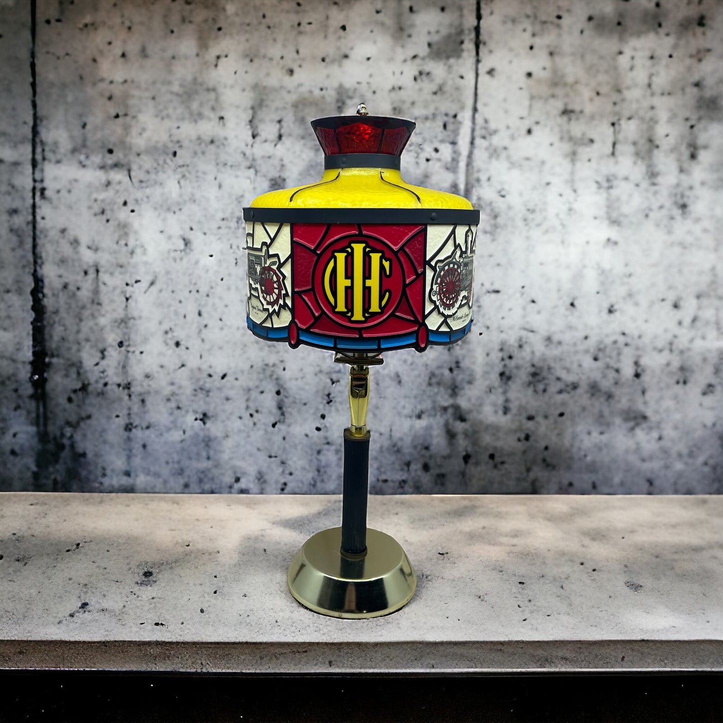 1970s IH International Harvrster Table Lamp Adjustable McCormick Deering WORKS