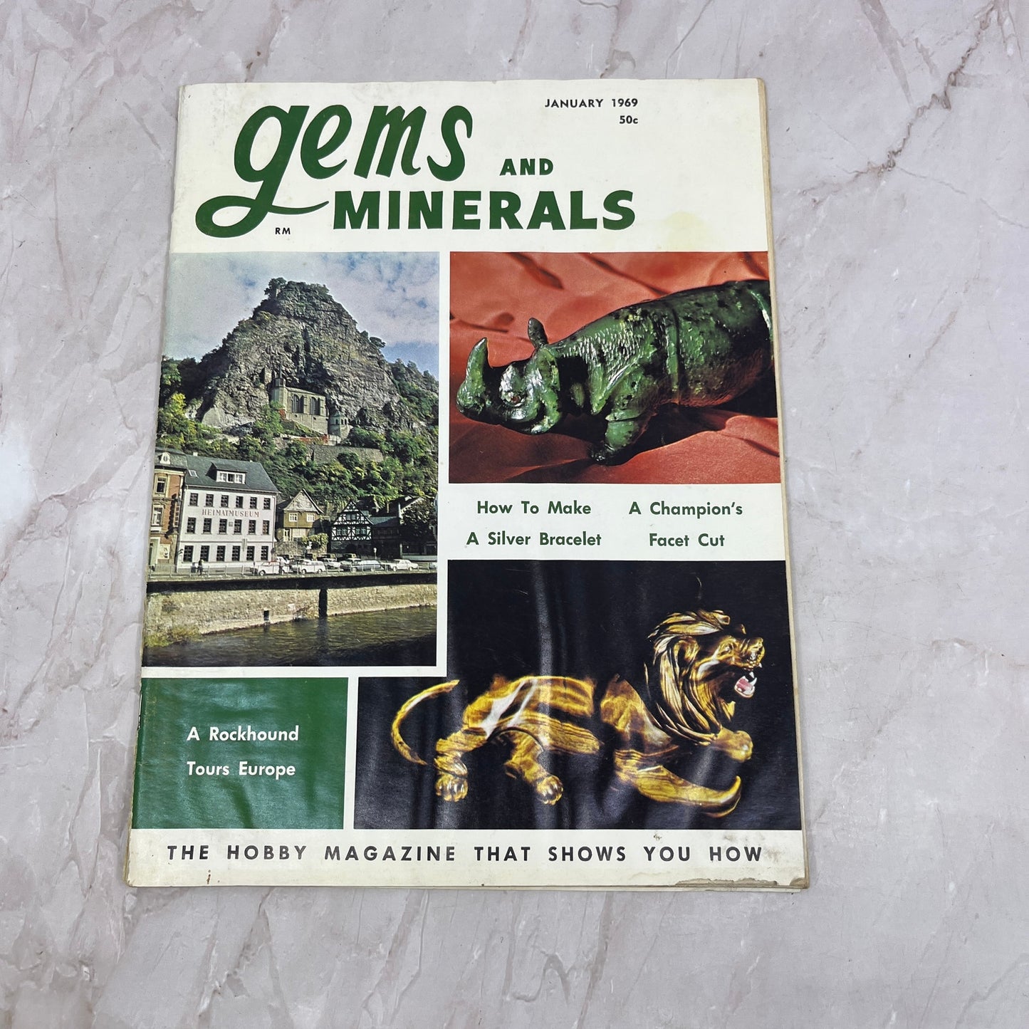 A Rockhound Tours Europe - Gems & Minerals Magazine - Jan 1969 M24