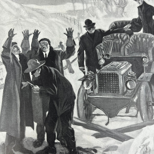 An Interrupted Christmas 1910 Art Print Fletcher C. Ransom FL6-9