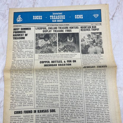 1976 Oct - International Treasure Club Digest - Treasure Hunting Gems Rocks M18