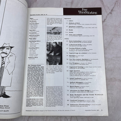 Segmented Turning - Sep/Oct 1985 - Taunton's Fine Woodworking Magazine M32