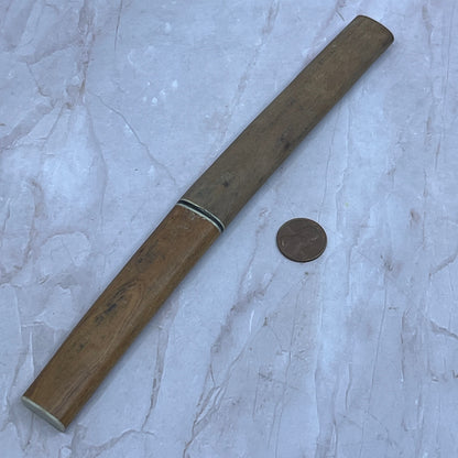 Vintage Miniature Japanese Samurai Letter Opener With Bamboo Scabbard SB3