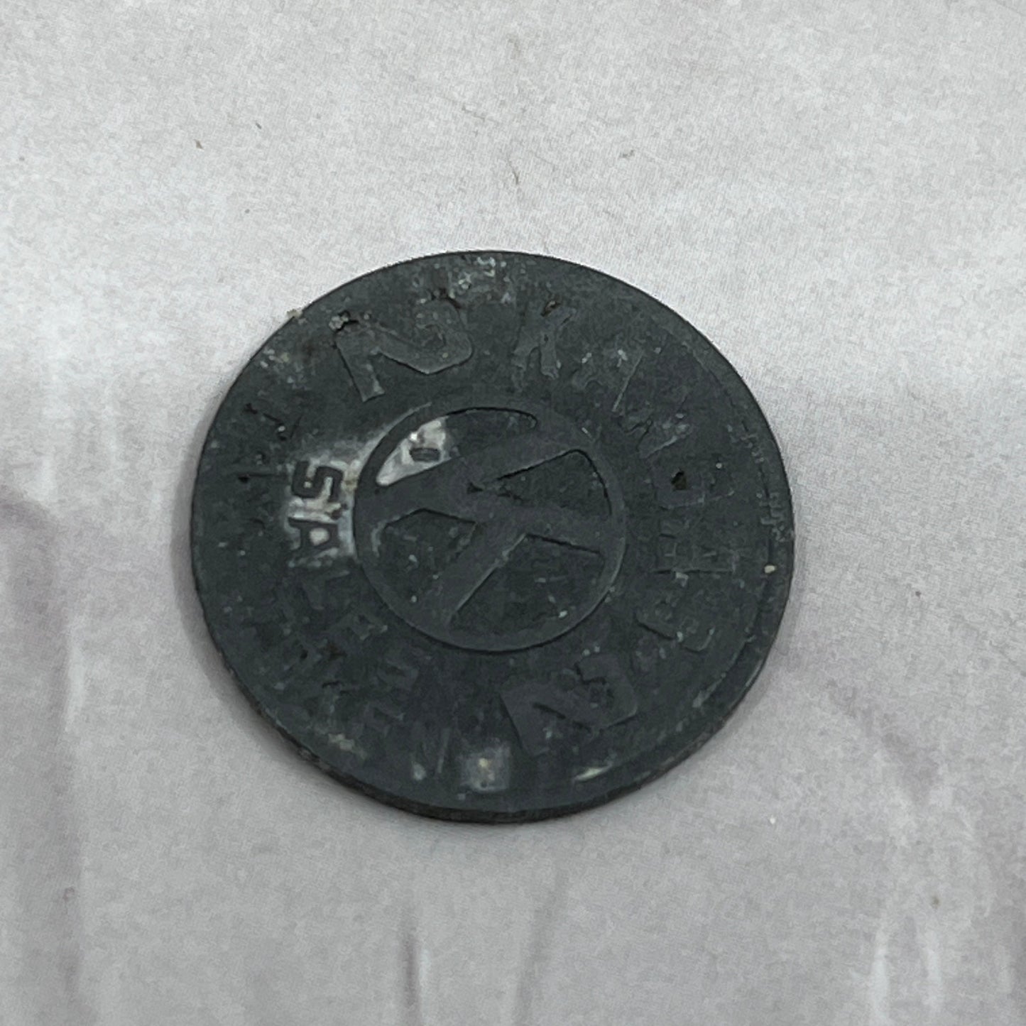 Kansas State Department of Revenue Metal Sales Tax Token Chit SE2