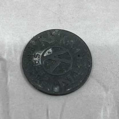 Kansas State Department of Revenue Metal Sales Tax Token Chit SE2