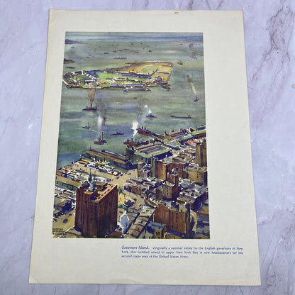 Governors Island - Norman Guthrie Rudolph 9x12" Art Print V20