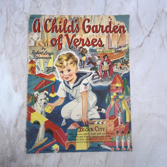 A Child's Garden of Verses by Robert Louis Stevenson 1941 Merrill FL6-1