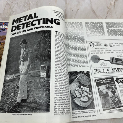 1975 Argosy Treasure Hunting Annual Magazine Gold Panning Metal Detectors M18
