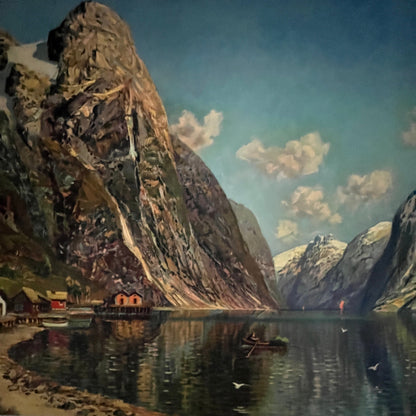 The Fjord by Karl Kaufmann 12x16" Art Print FL1