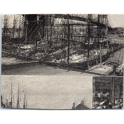 Smelting Furnace in Pittsburgh 1901 Engraving AF2-P1