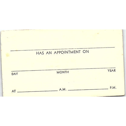 Dr. S.S. Gordon Optometrist Lakewood CA Vintage Business Card SB4-B3