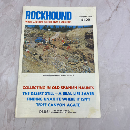 Finding Unakite Tepee Canyon Agate - Rockhound Magazine - Oct 1975 M24