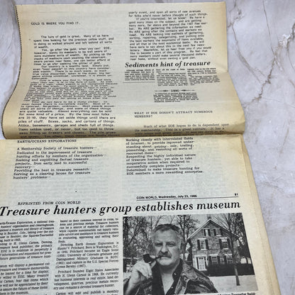 1986 Oct - Treasure Hunters Newsletter - Earth/Ocean Explorations Boulder CO M11