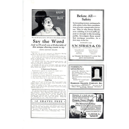 Lincoln LeBaron 4 Passenger Sedan Automobile Car - Vintage Magazine Ad D20