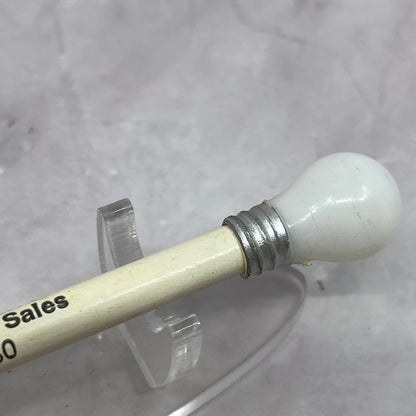 Vintage Comfort King Air Conditioning Light Bulb Topper Chicago Pencil TC5-PN2