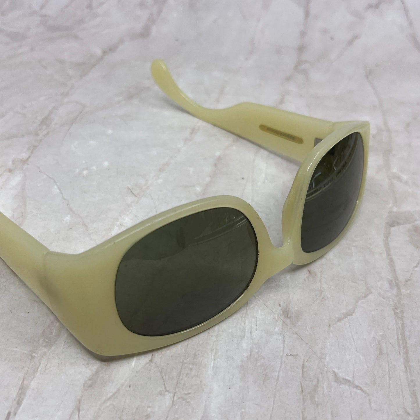 Vintage Edward Beiner Chunky 55-21-120 Opal Glasses Eyeglasses Frames TH9-G2-2
